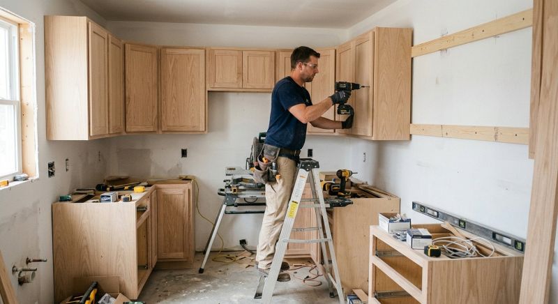 New Cabinets Installation in Carmel, IN