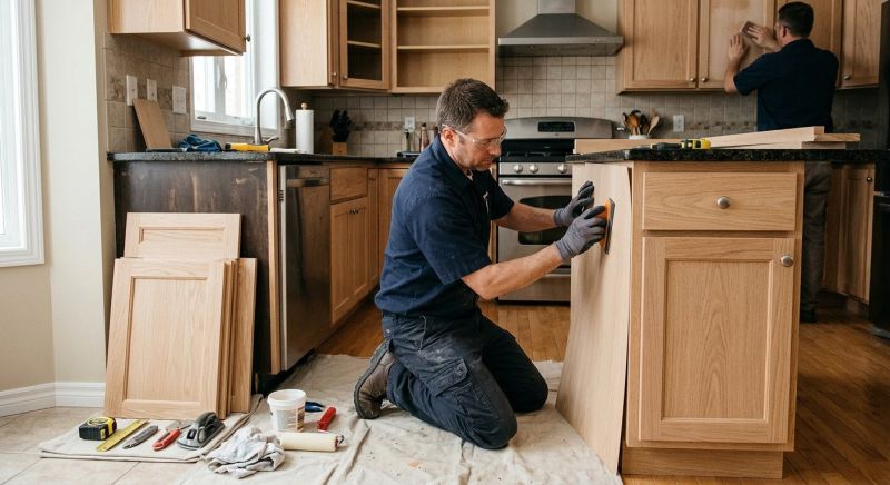 Cabinet Restyling in Lafayette, IN