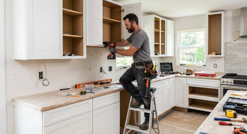 Rustic Cabinets Installation in Muncie, IN