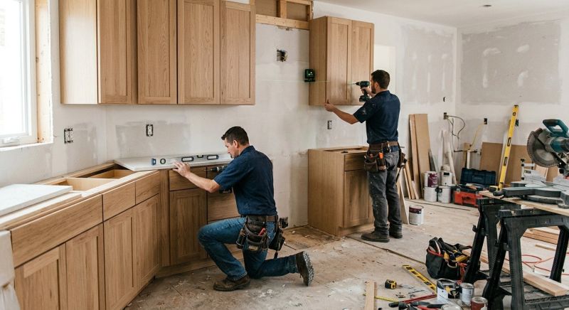Wood Cabinet Installation in Carmel, IN